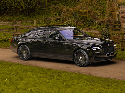 Hire a Black Rolls-Royce Ghost from Chauffeur Local